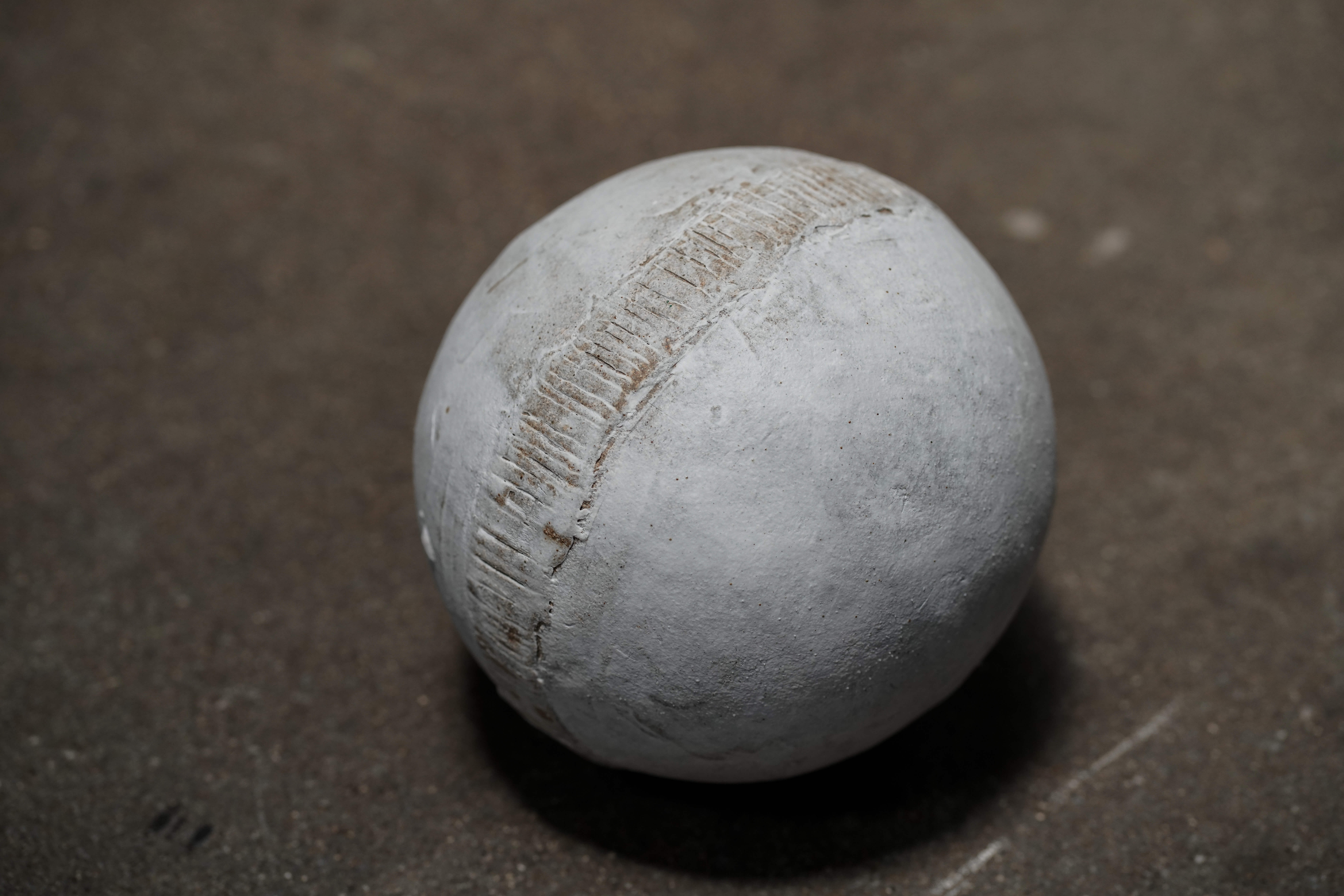 Small Clay Sphere, Chalk	