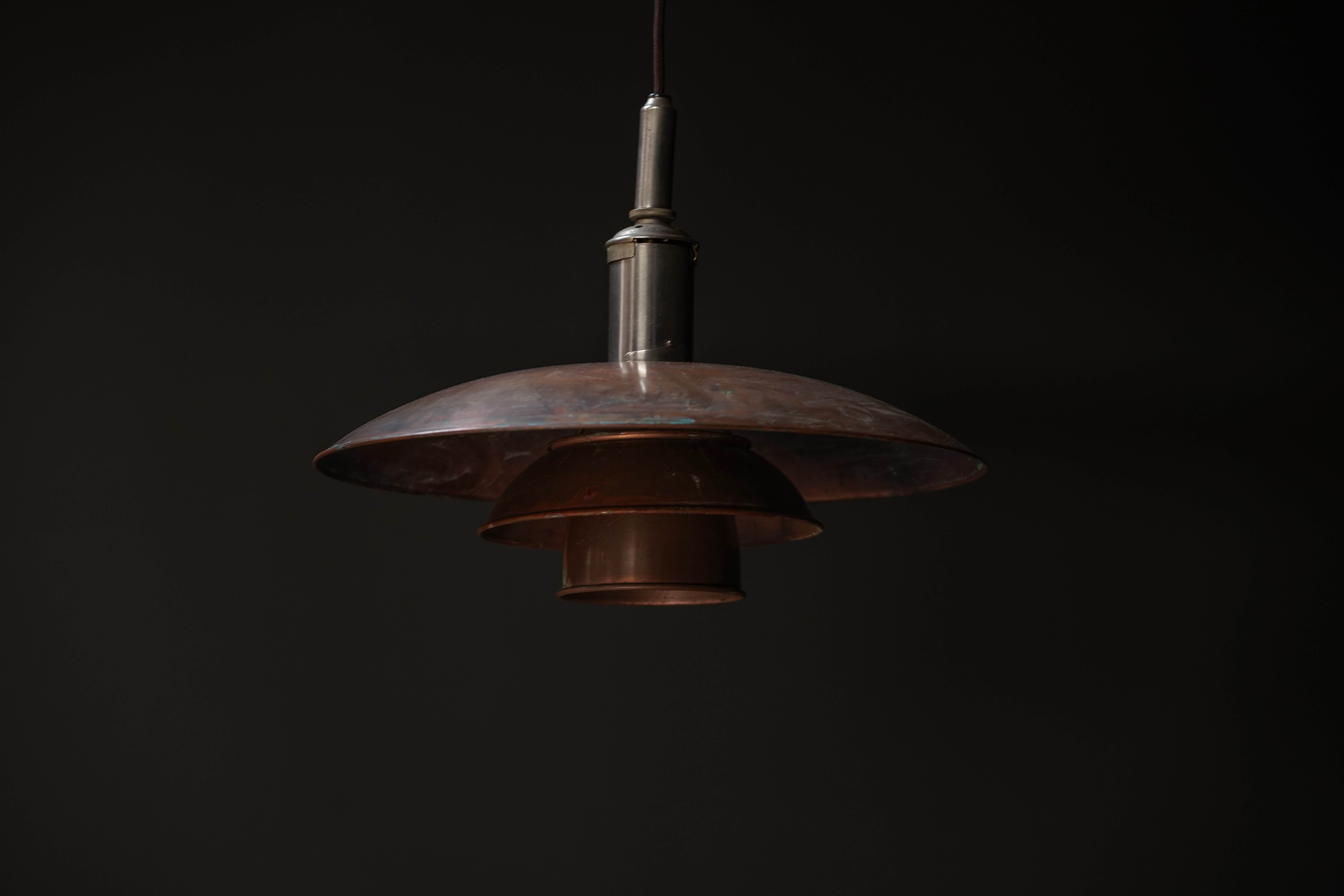 Poul Henningsen Copper Pendant 4/3