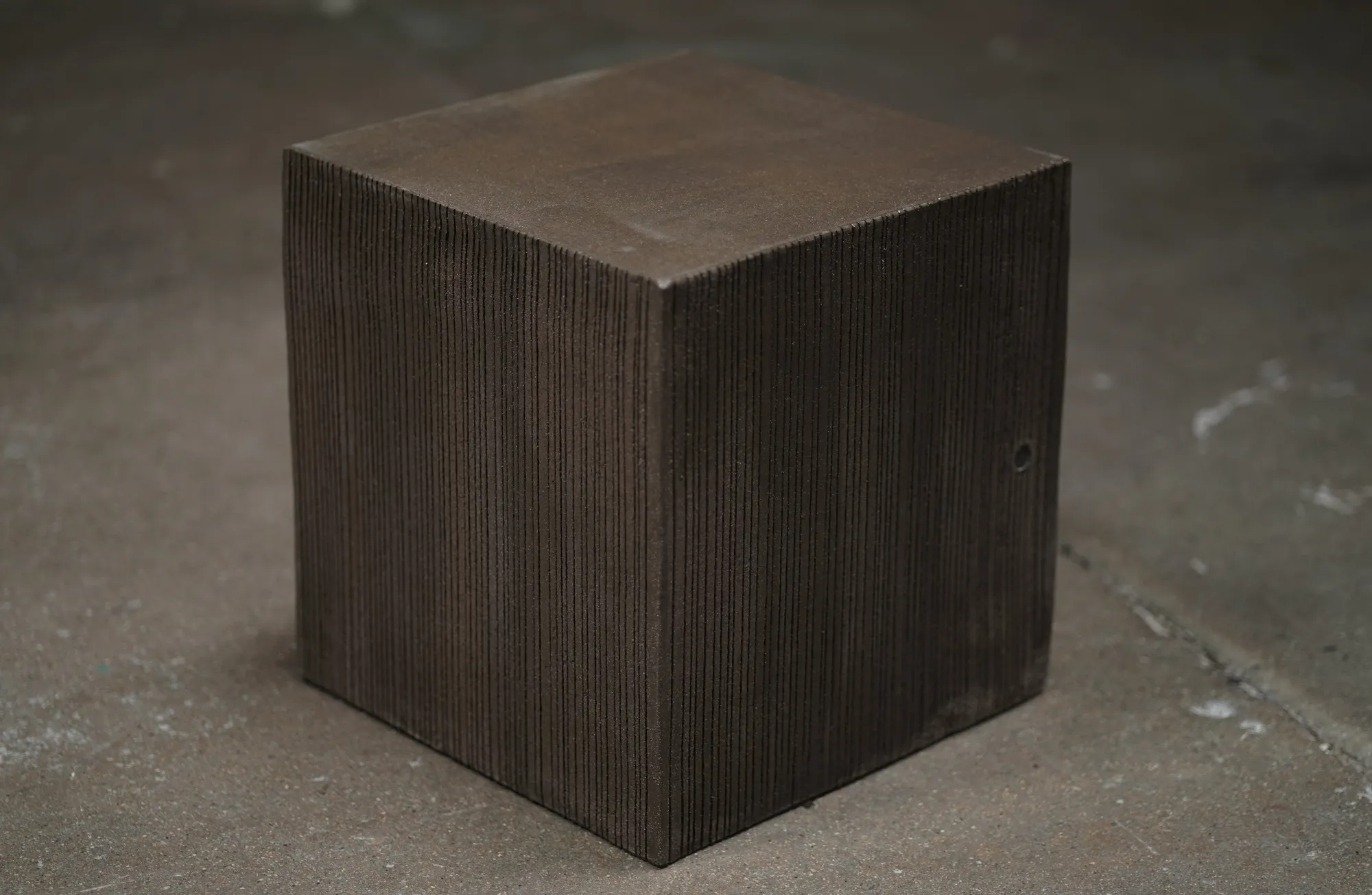 Ceramic Block Side Table