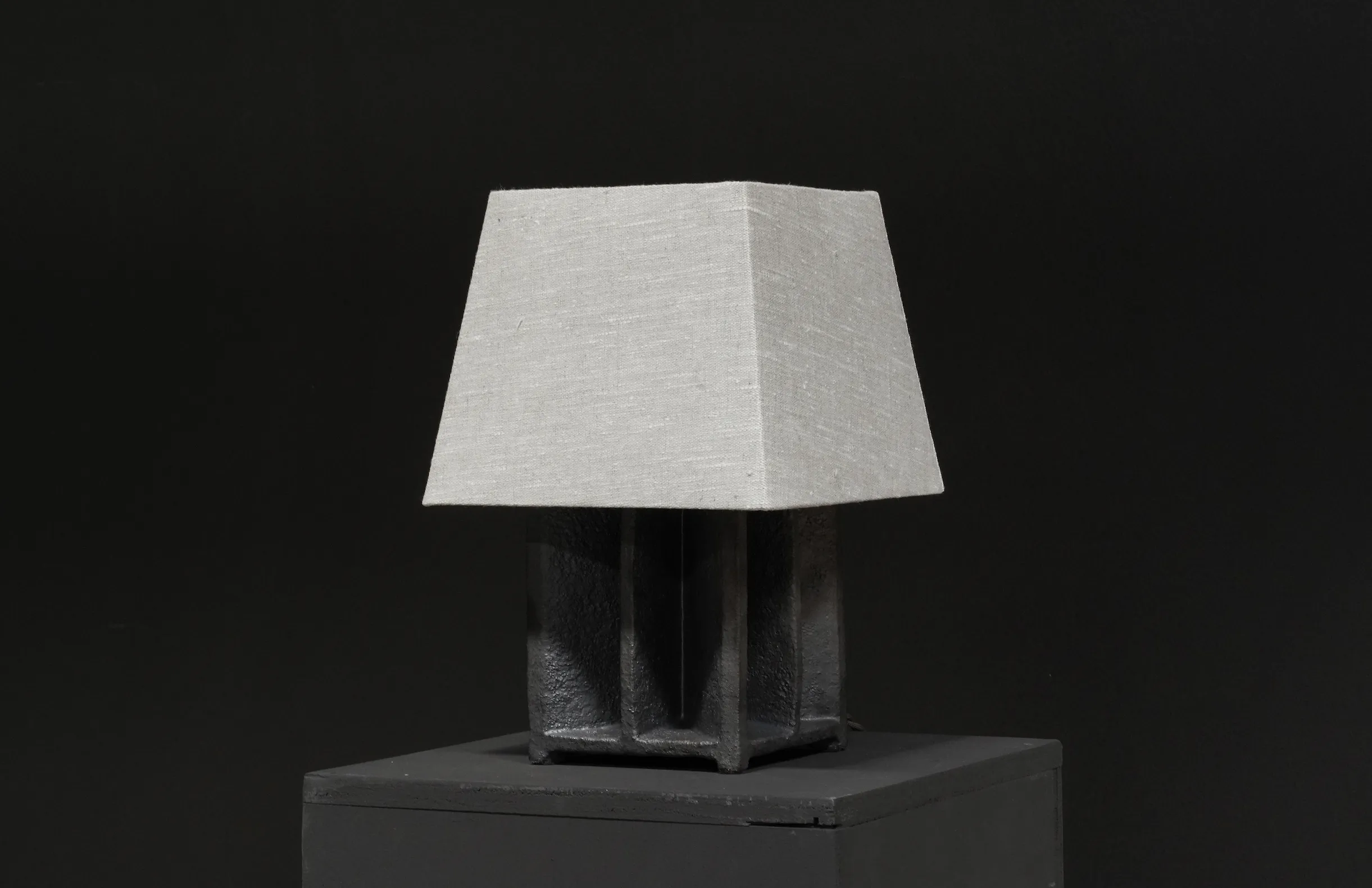 Small Square Sculptural Lamp