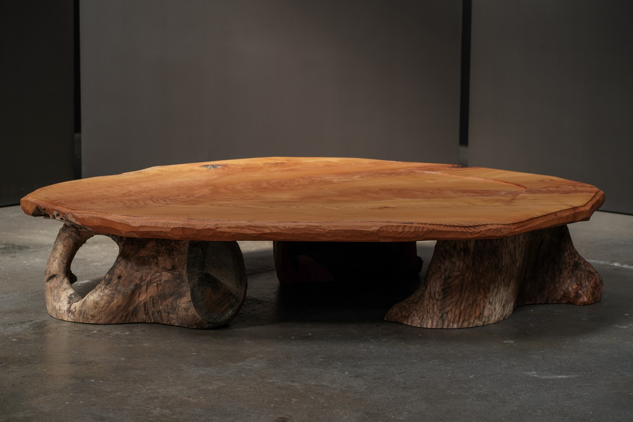 Natural Ripple Coffee Table 