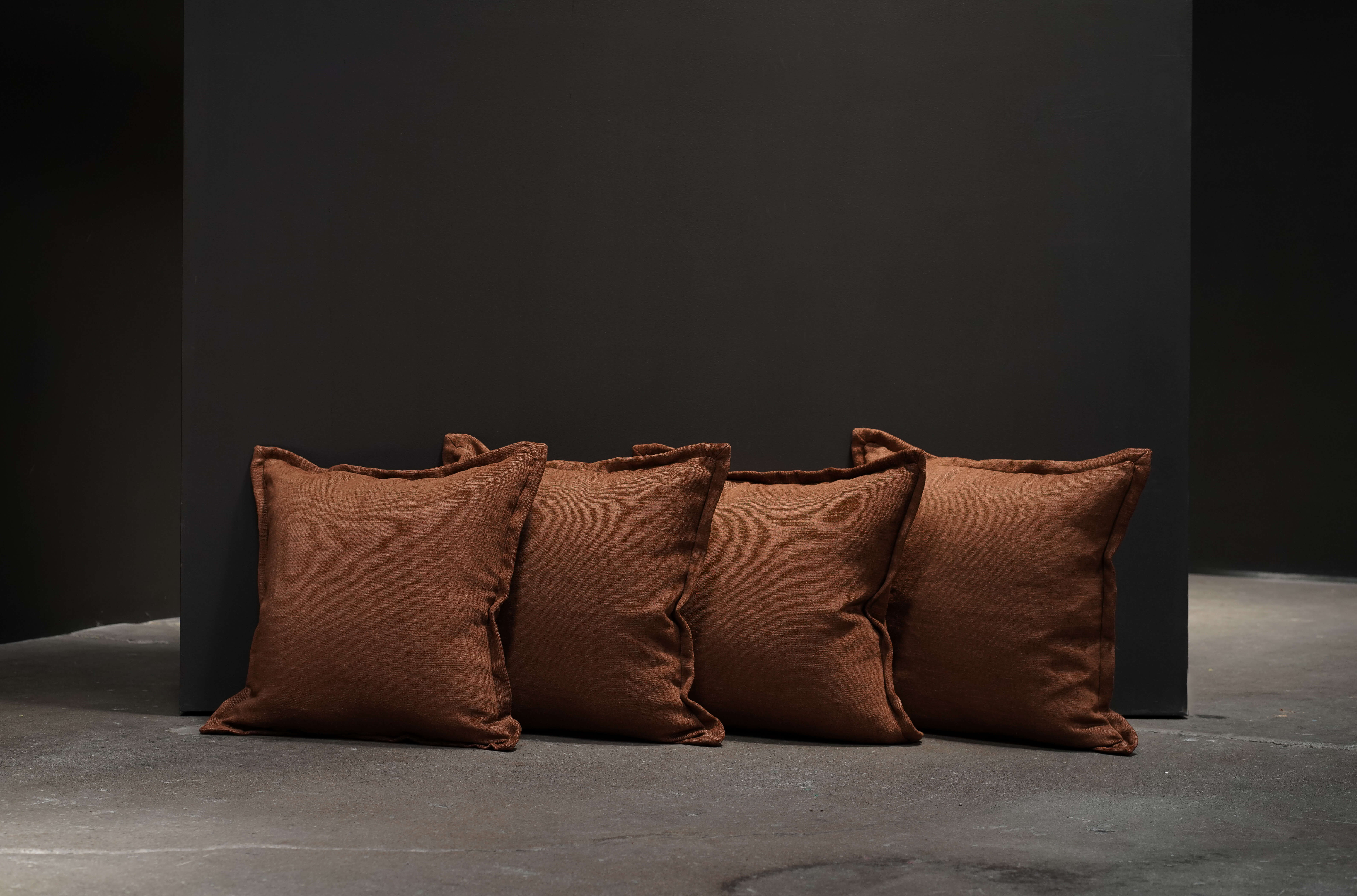 Linen Pillow with Flange