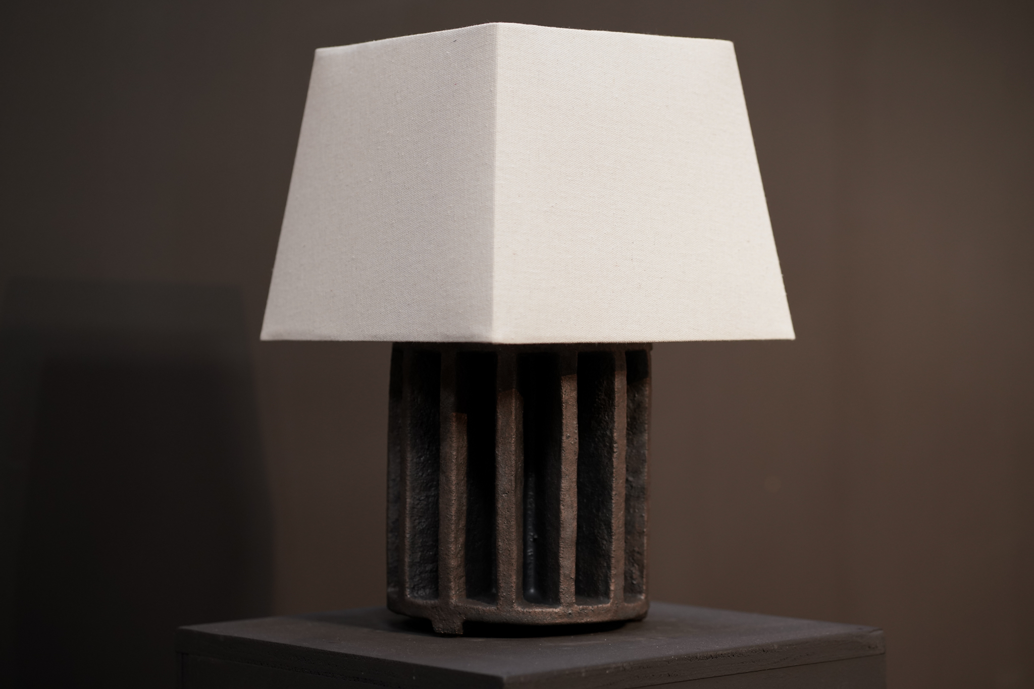 “I”  Lamp, Charcoal 	