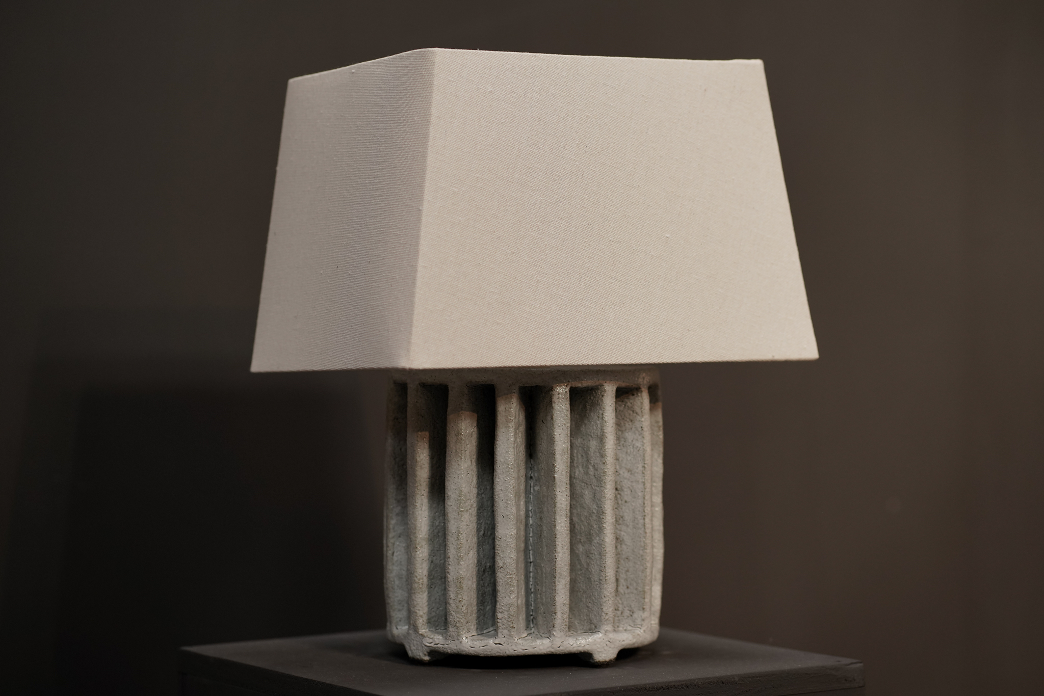 “Sculptural”  Lamp, Blanc 