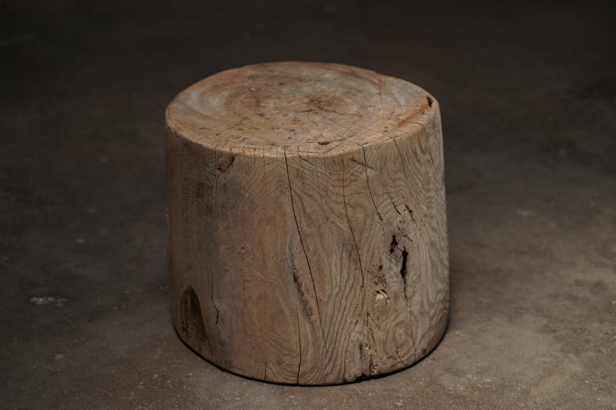 Round Stump Side Table