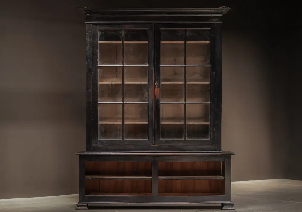Elegant French Glass Cabinet