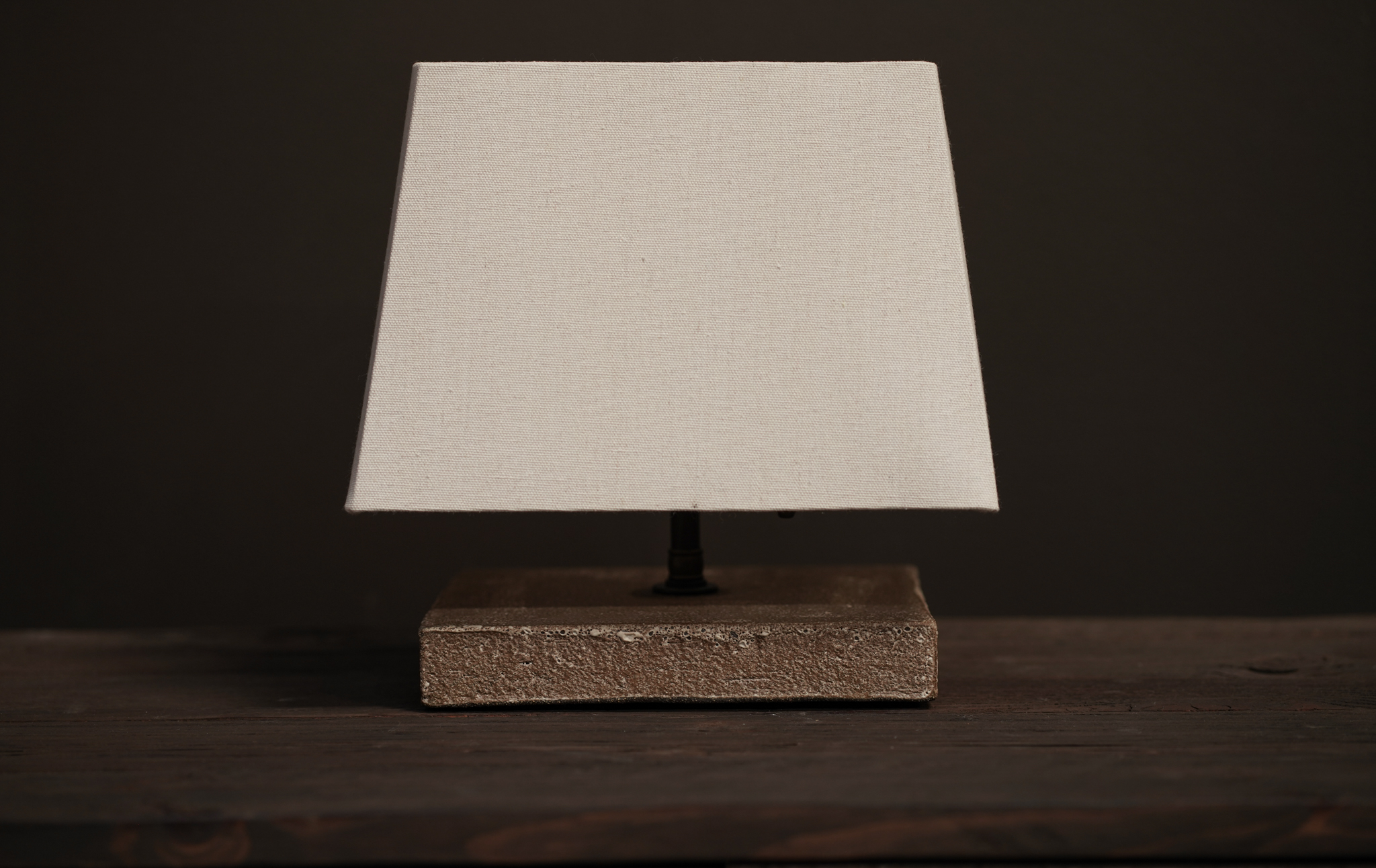 Slab Lamp, Rust