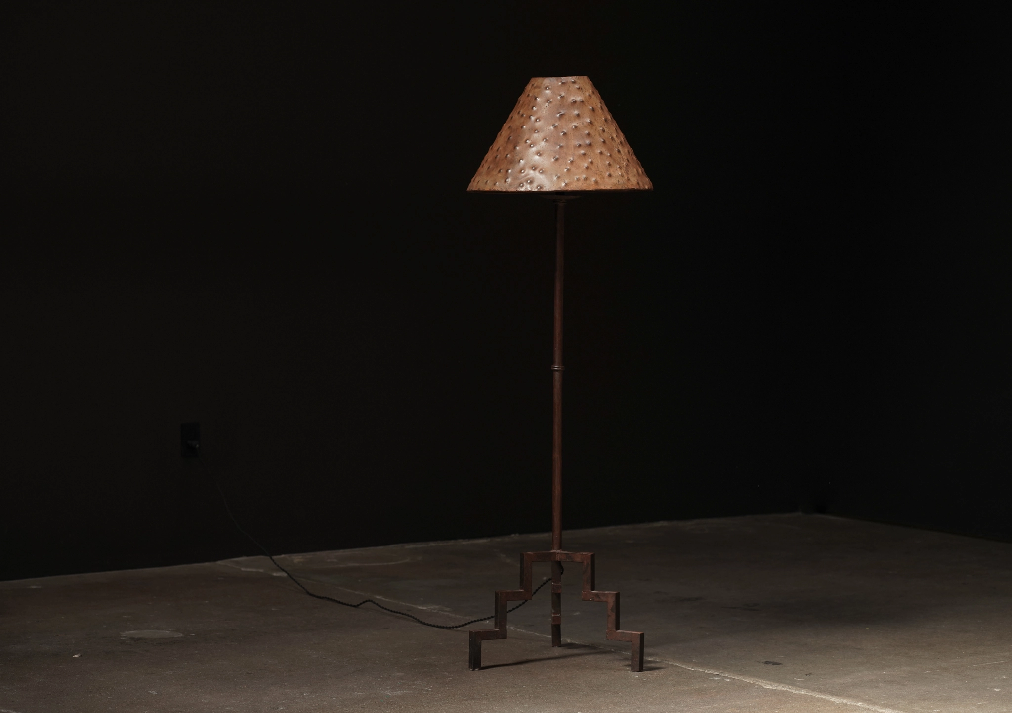Hammered Shade Floor Lamp