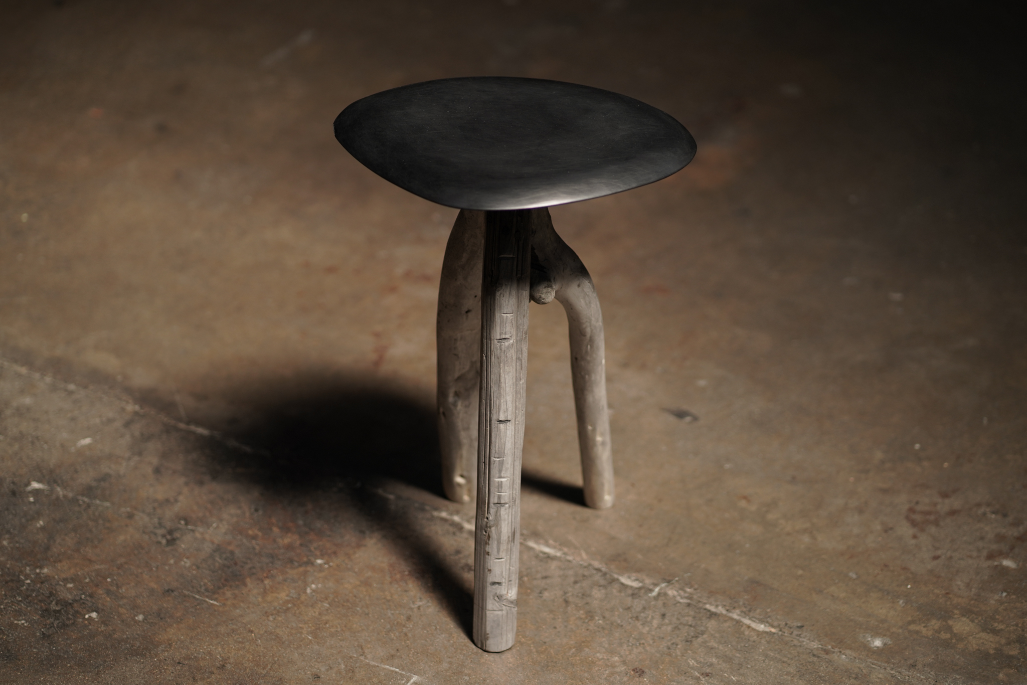 Three Leg Cashew Side Table