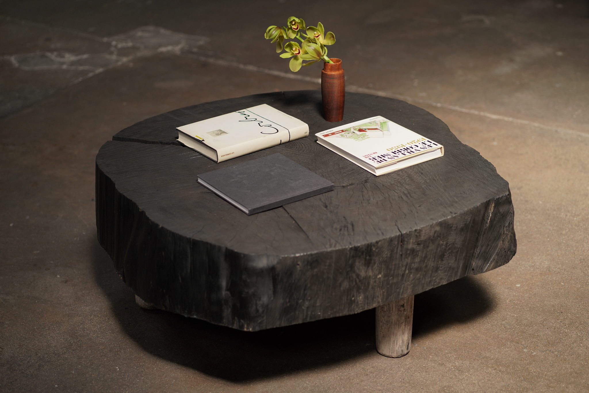 Massive Noir Slab Coffee Table